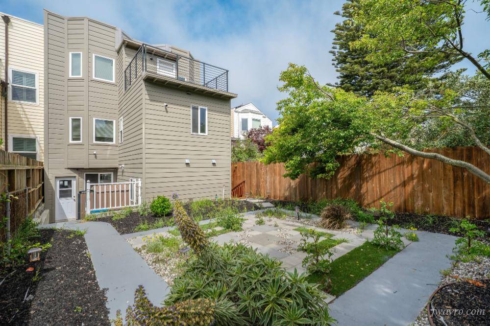 Rear exterior + patio
